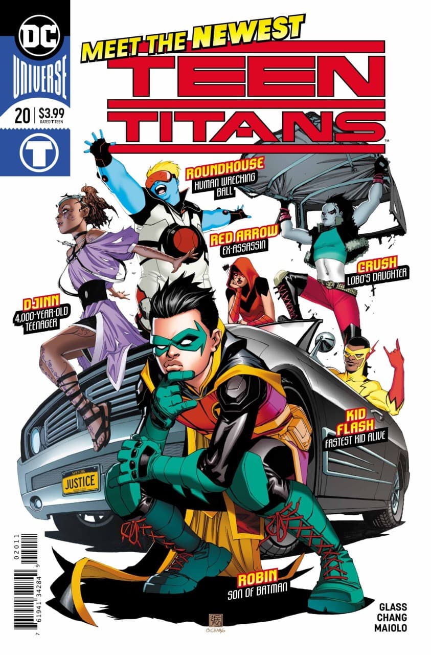 Teen Titans #20 cover