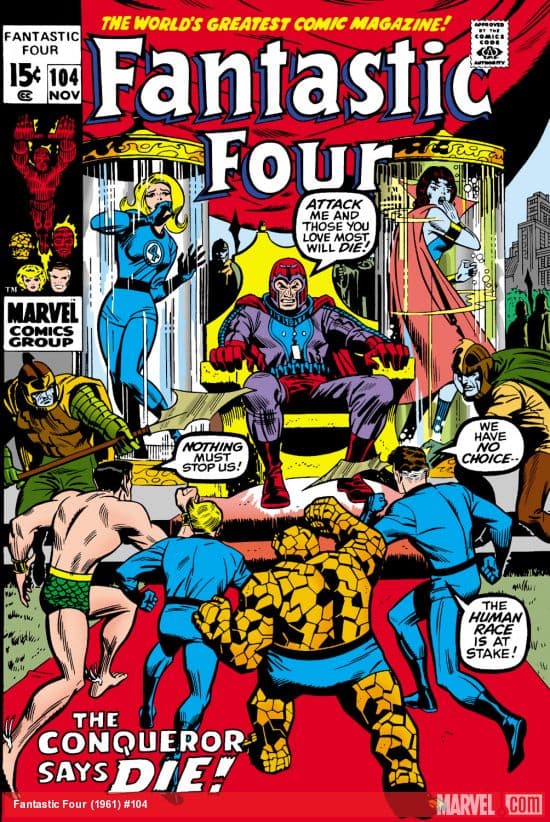 Fantastic Four #104 cover
