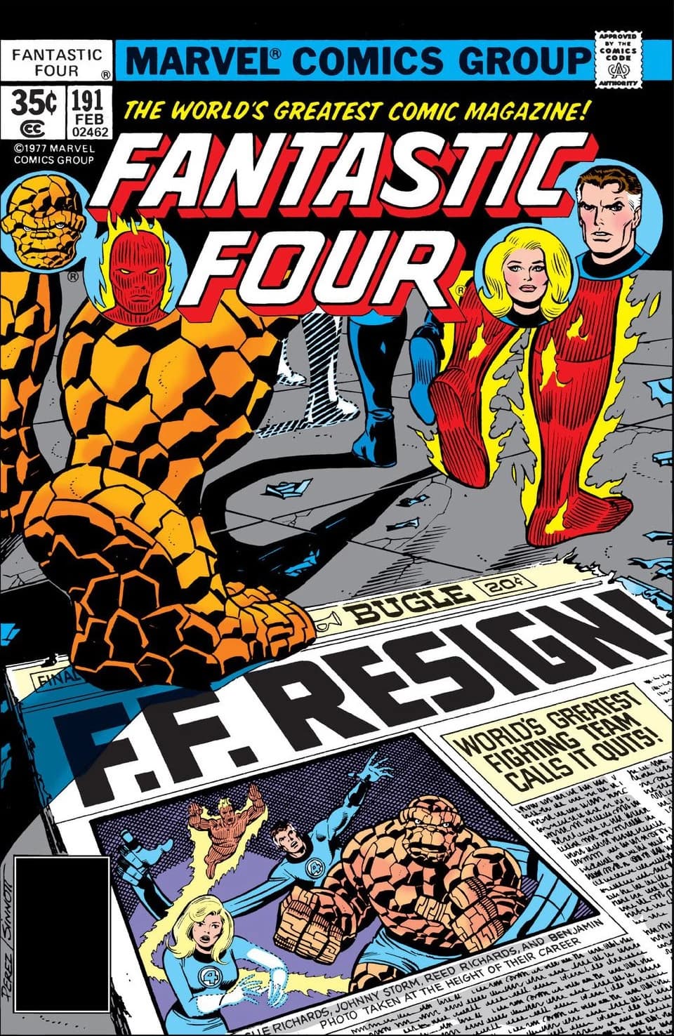 Fantastic Four #191 cover