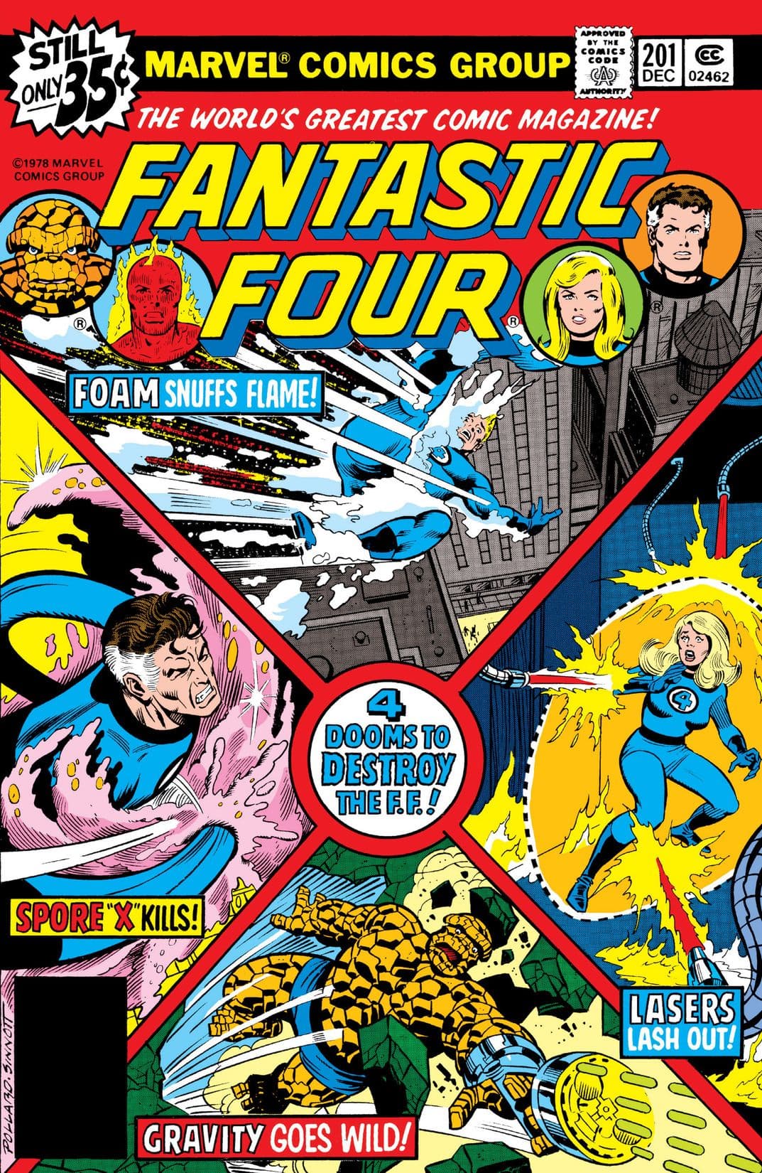 Fantastic Four #201 cover