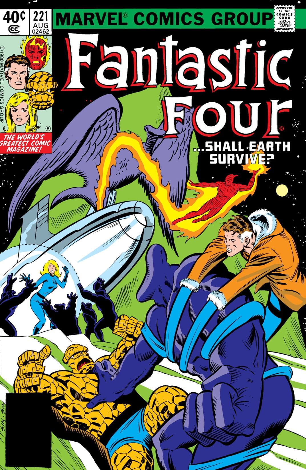 Fantastic Four #221 cover