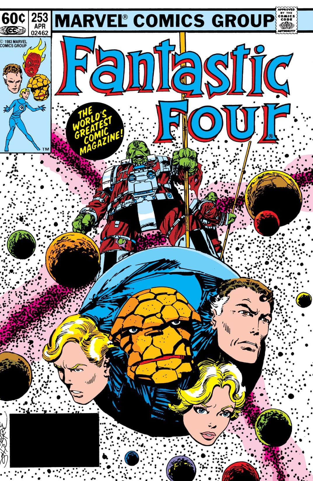 Fantastic Four #253 cover