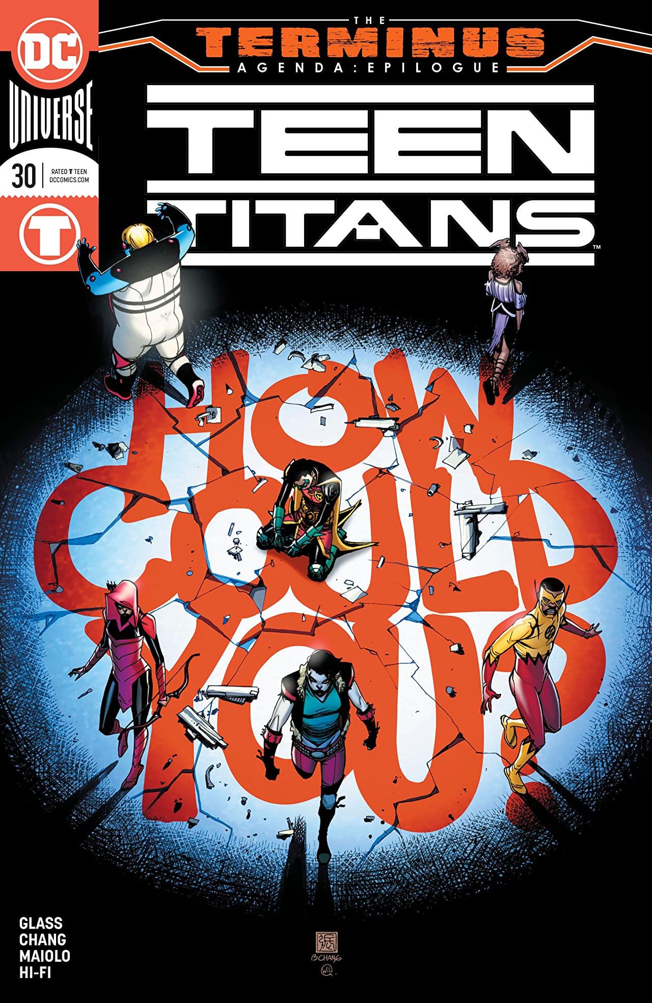 Teen Titans #30 cover