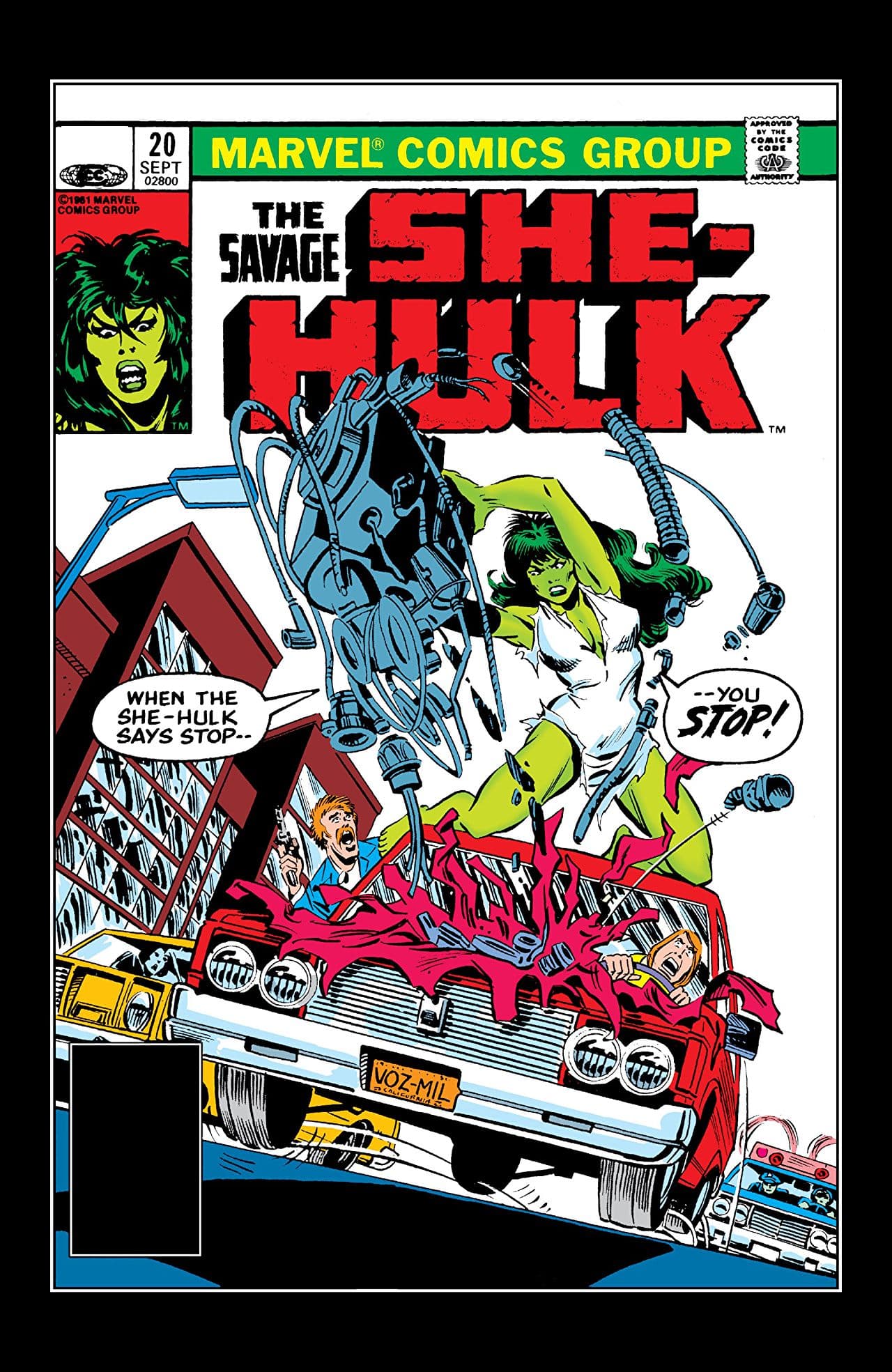 The Savage She-Hulk #20 cover