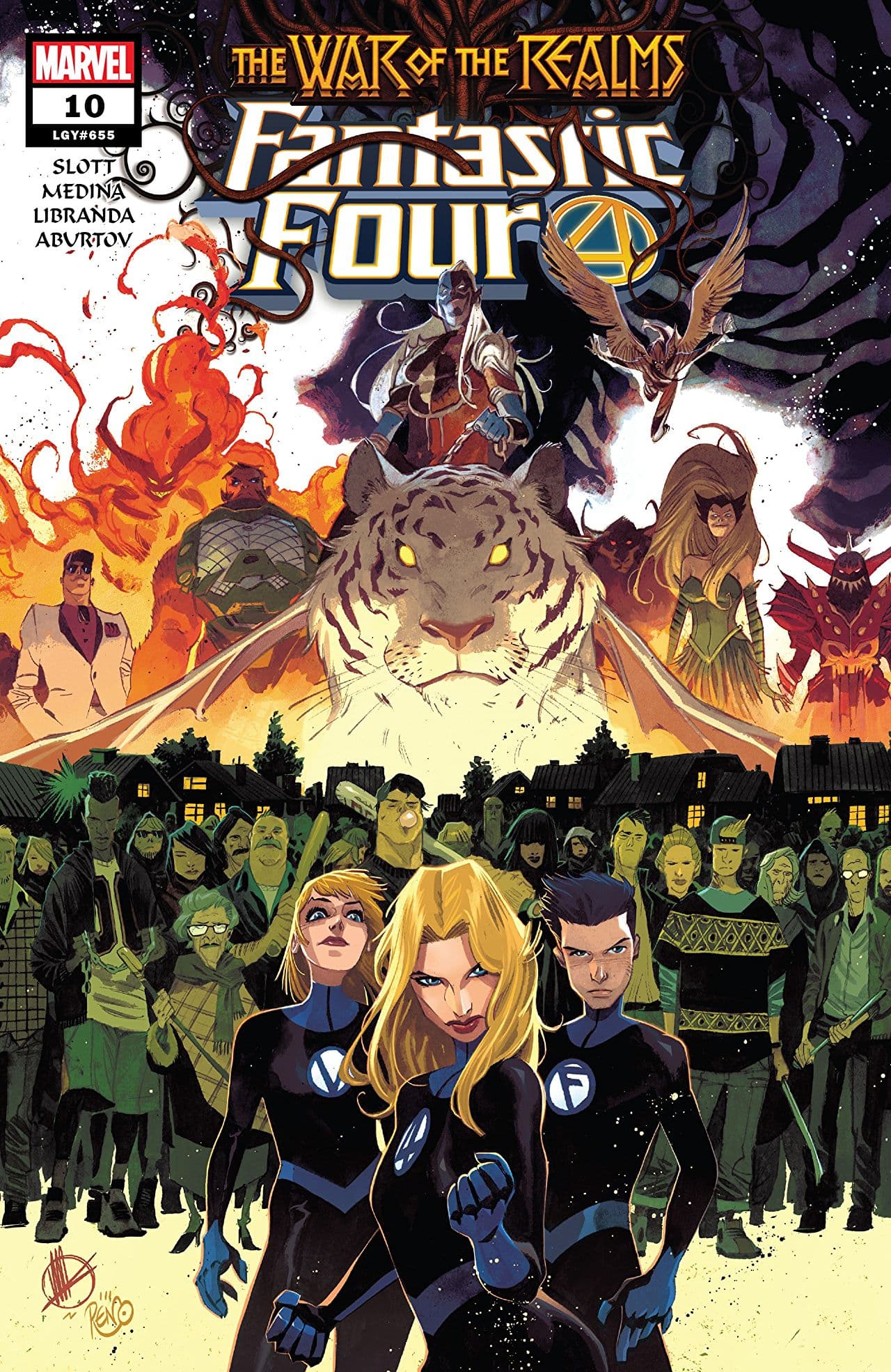 Fantastic Four #10 cover