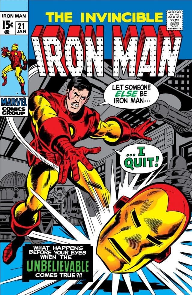Iron Man #21 cover