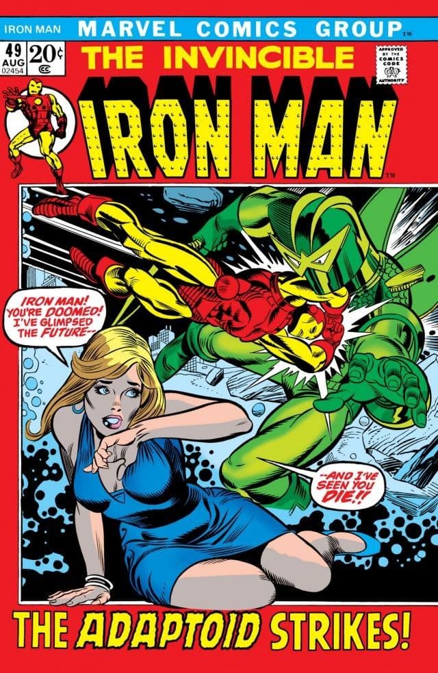 Iron Man #49 cover