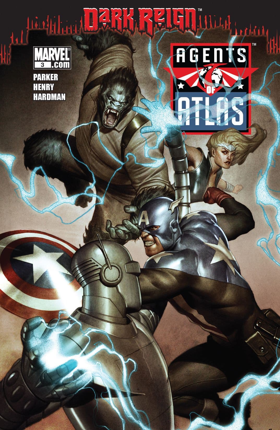 Agents of Atlas #3 cover