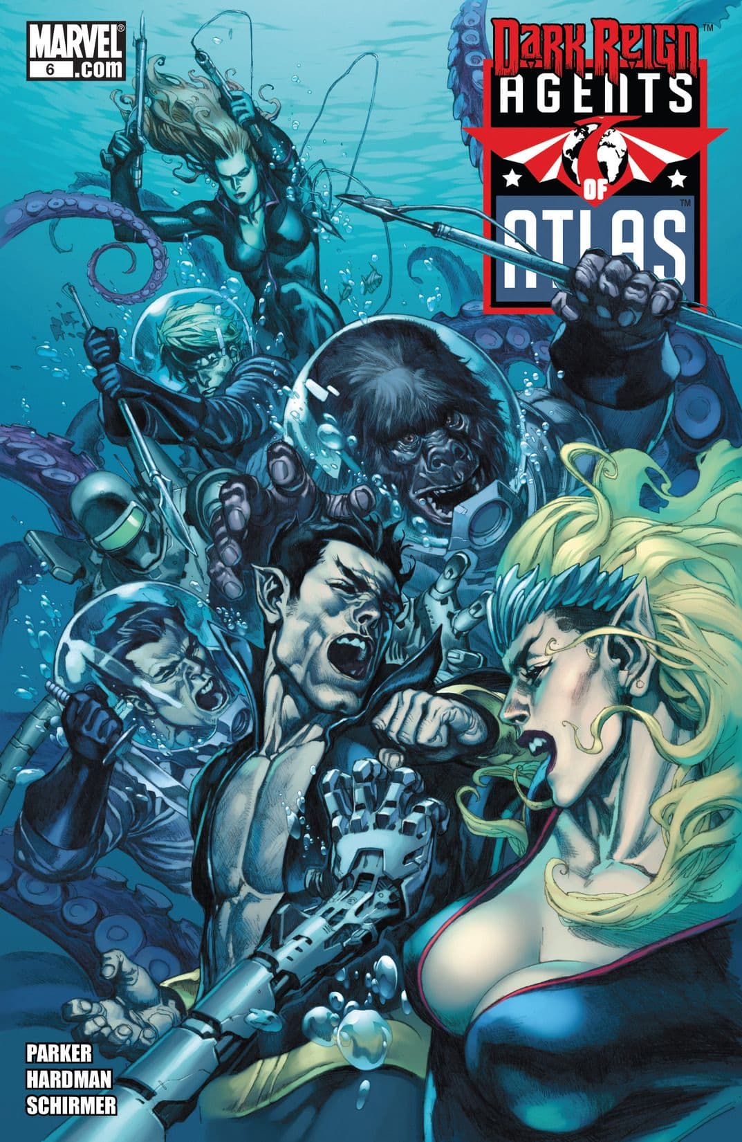 Agents of Atlas #6 cover