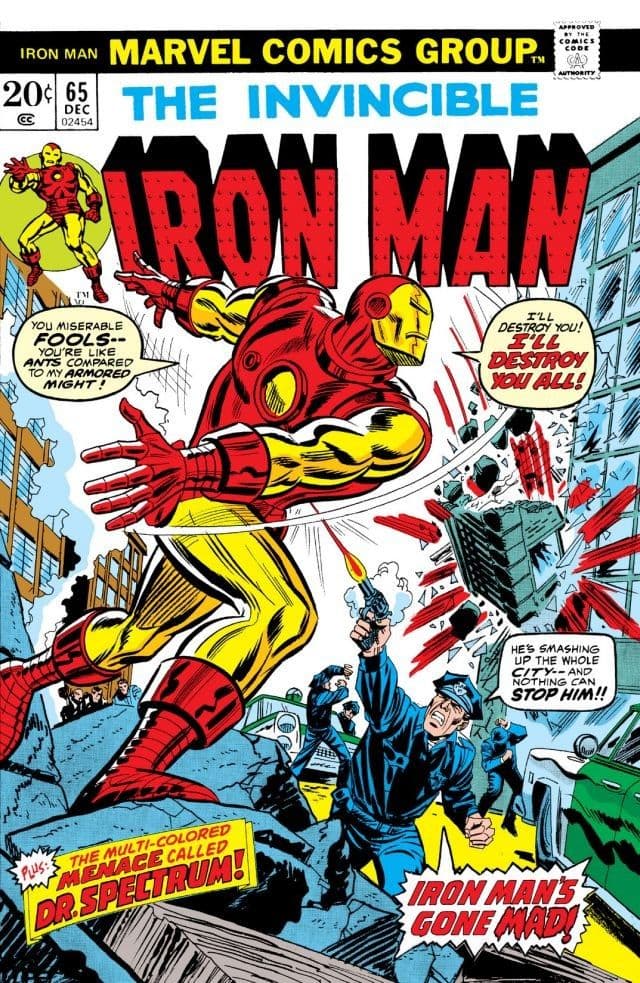 Iron Man #65 cover