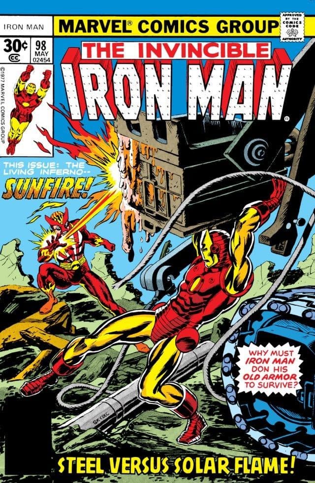 Iron Man #98 cover