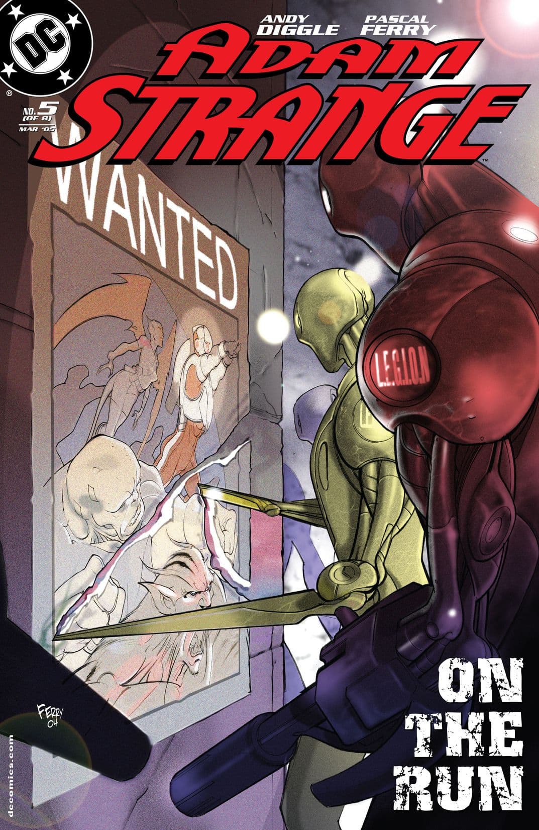 Adam Strange #5 cover