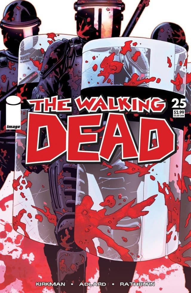 The Walking Dead #25 cover