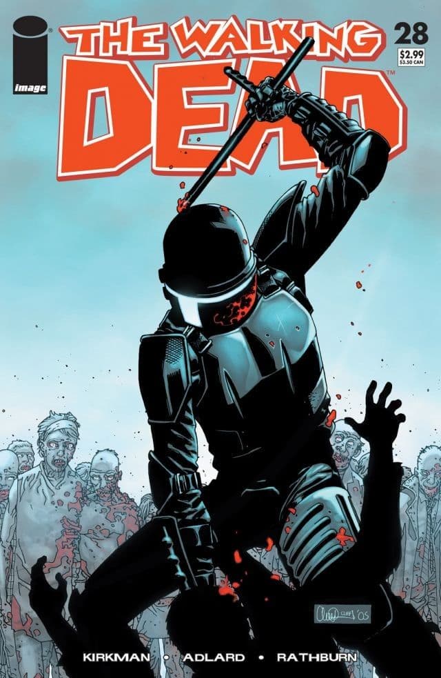 The Walking Dead #28 cover