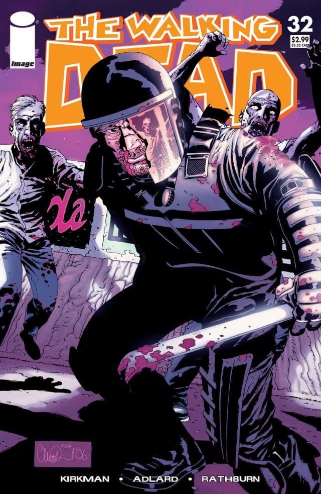 The Walking Dead #32 cover