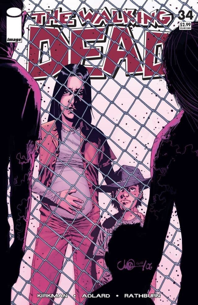 The Walking Dead #34 cover