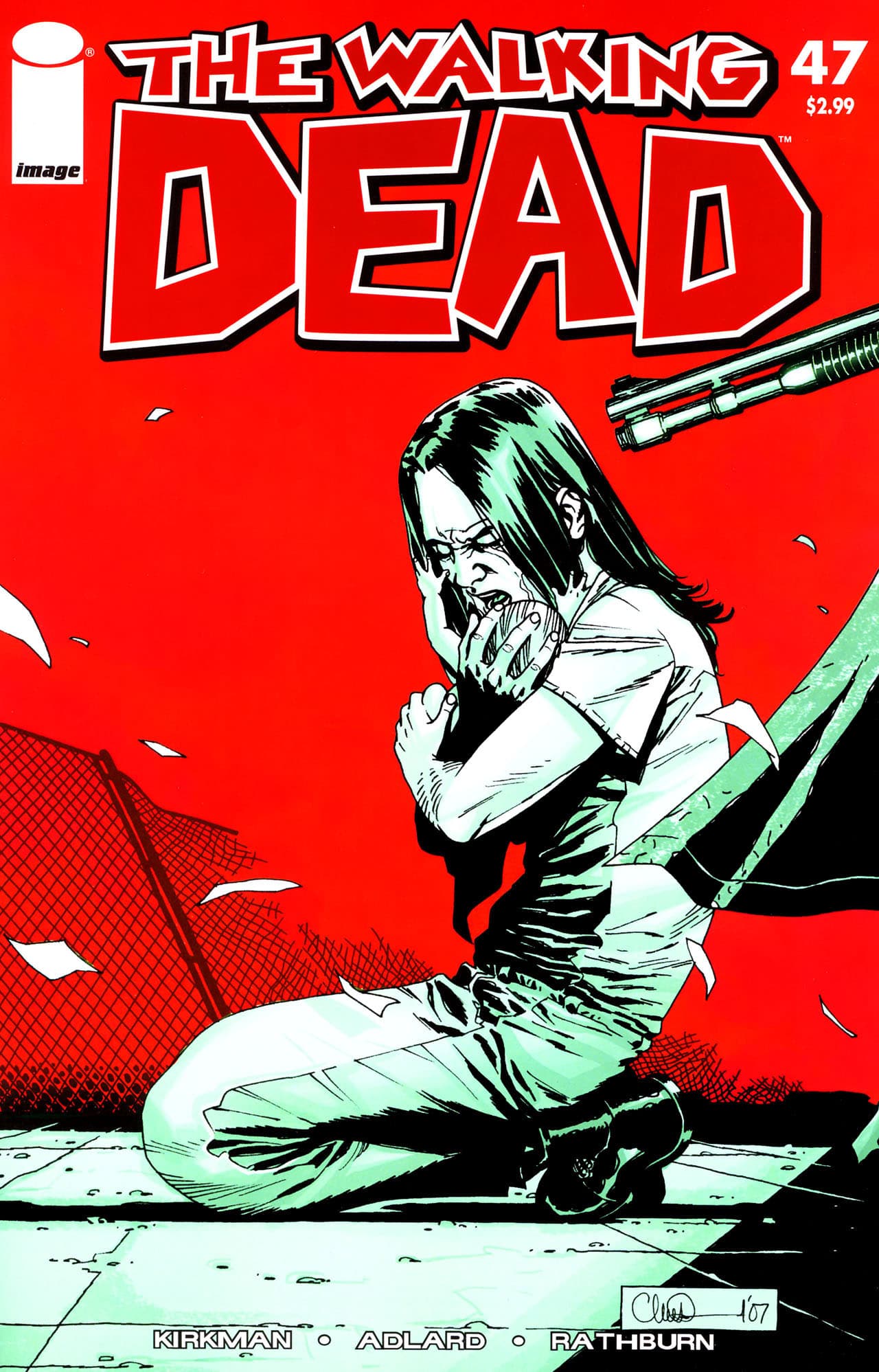 The Walking Dead #47 cover