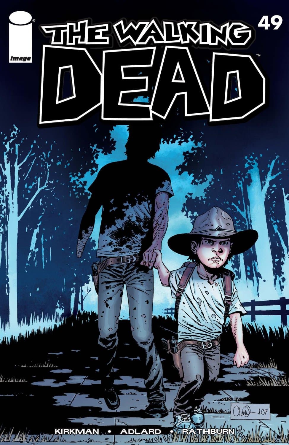 The Walking Dead #49 cover