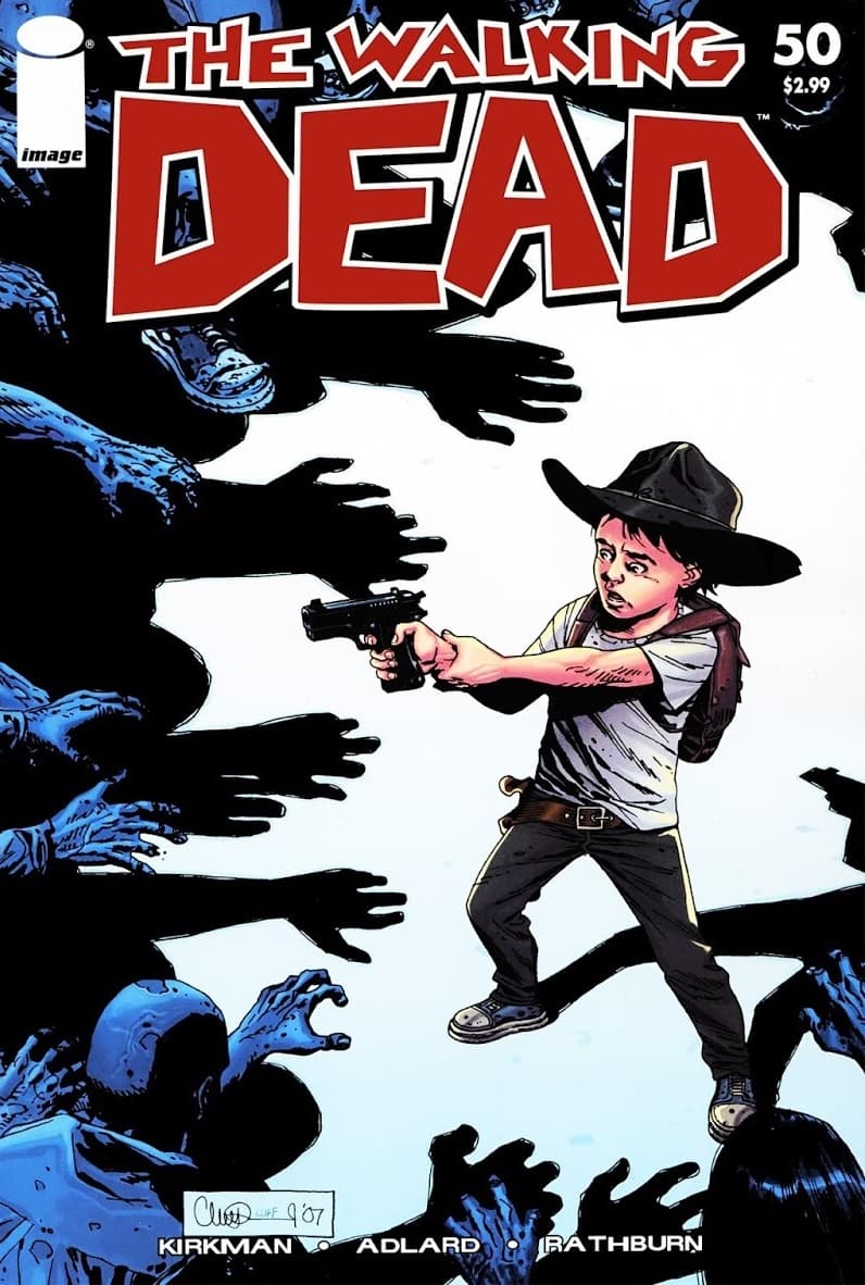 The Walking Dead #50 cover