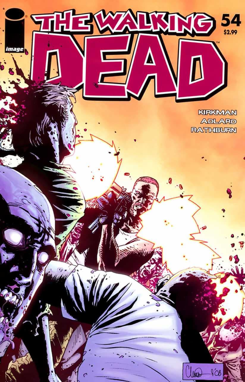 The Walking Dead #54 cover