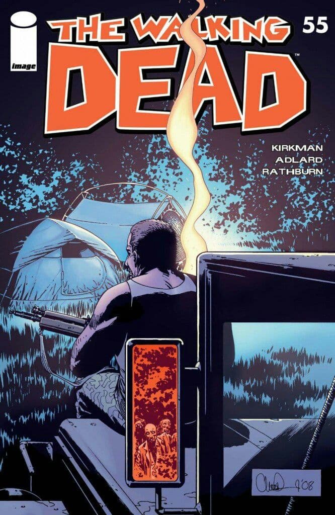 The Walking Dead #55 cover