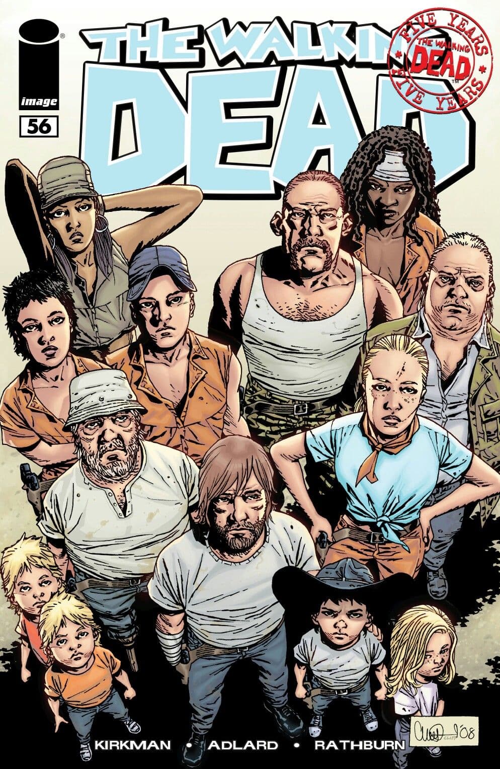 The Walking Dead #56 cover