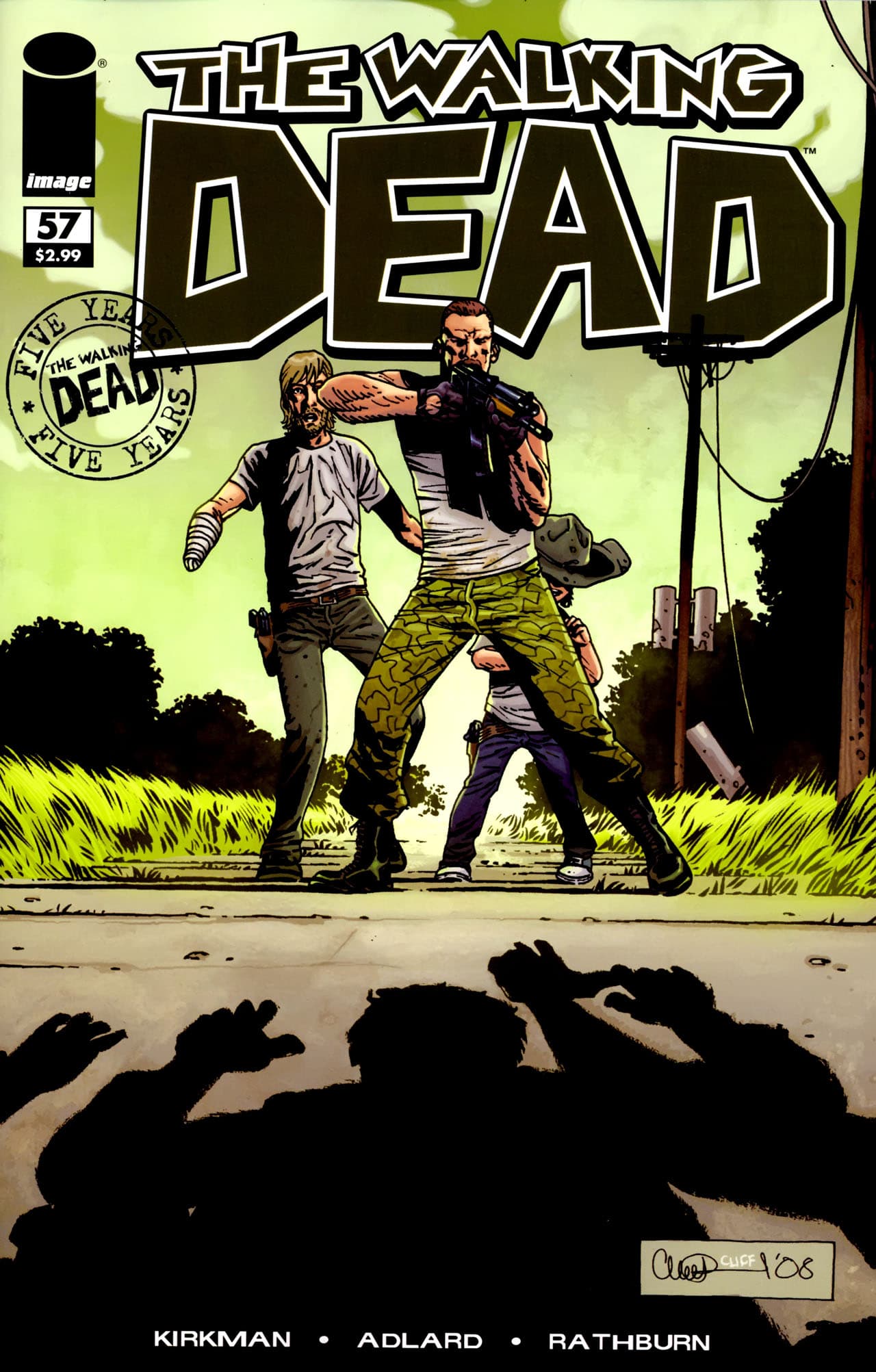 The Walking Dead #57 cover