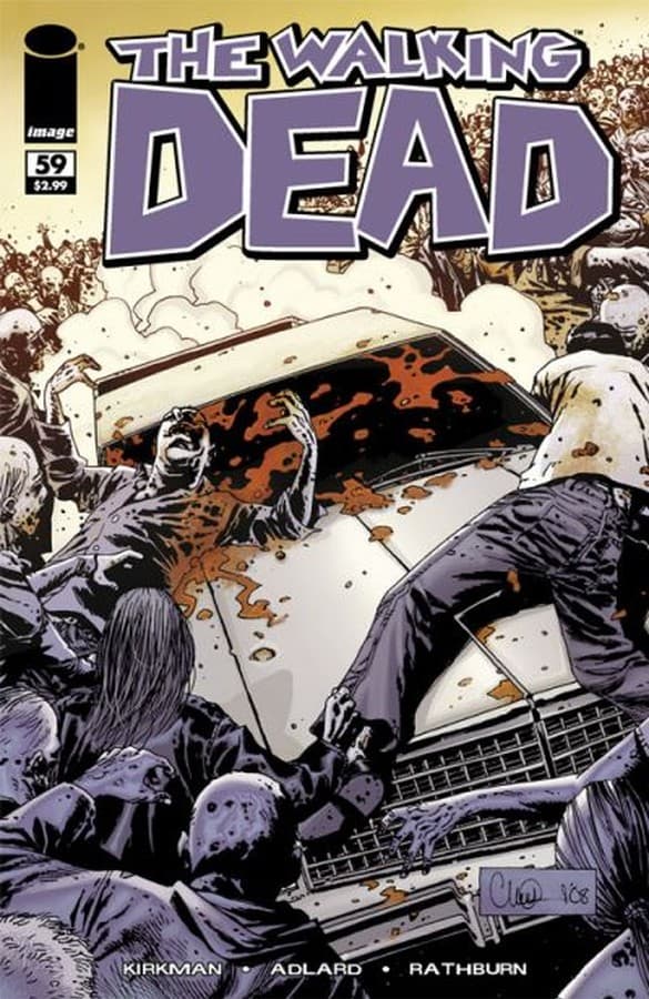 The Walking Dead #59 cover