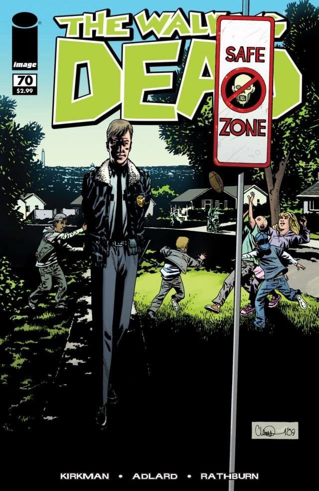 The Walking Dead #70 cover
