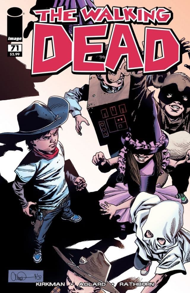 The Walking Dead #71 cover