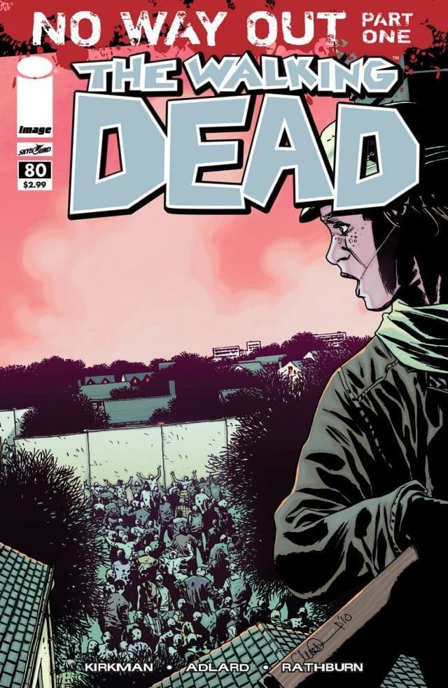 The Walking Dead #80 cover