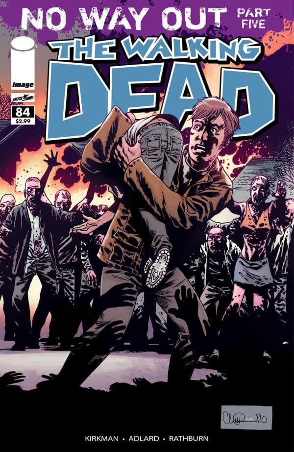 The Walking Dead #84 cover