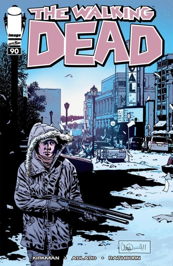 The Walking Dead #90 cover