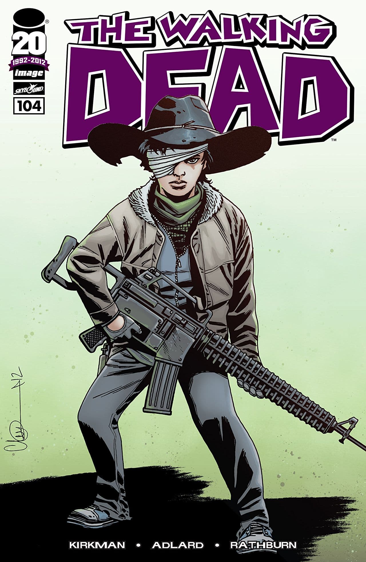 The Walking Dead #104 cover