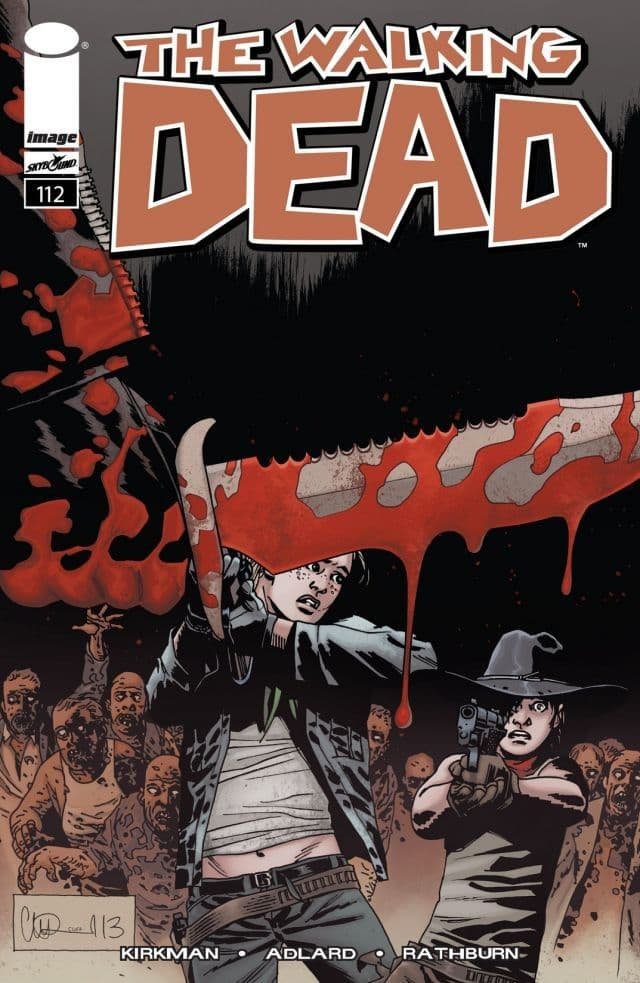 The Walking Dead #112 cover