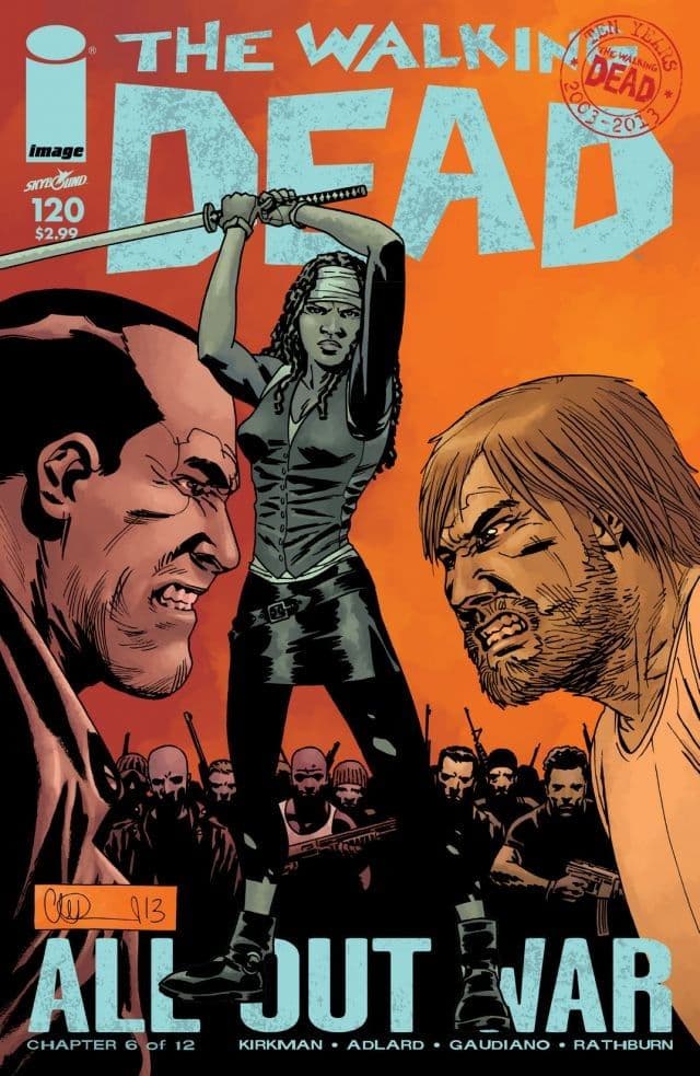 The Walking Dead #120 cover