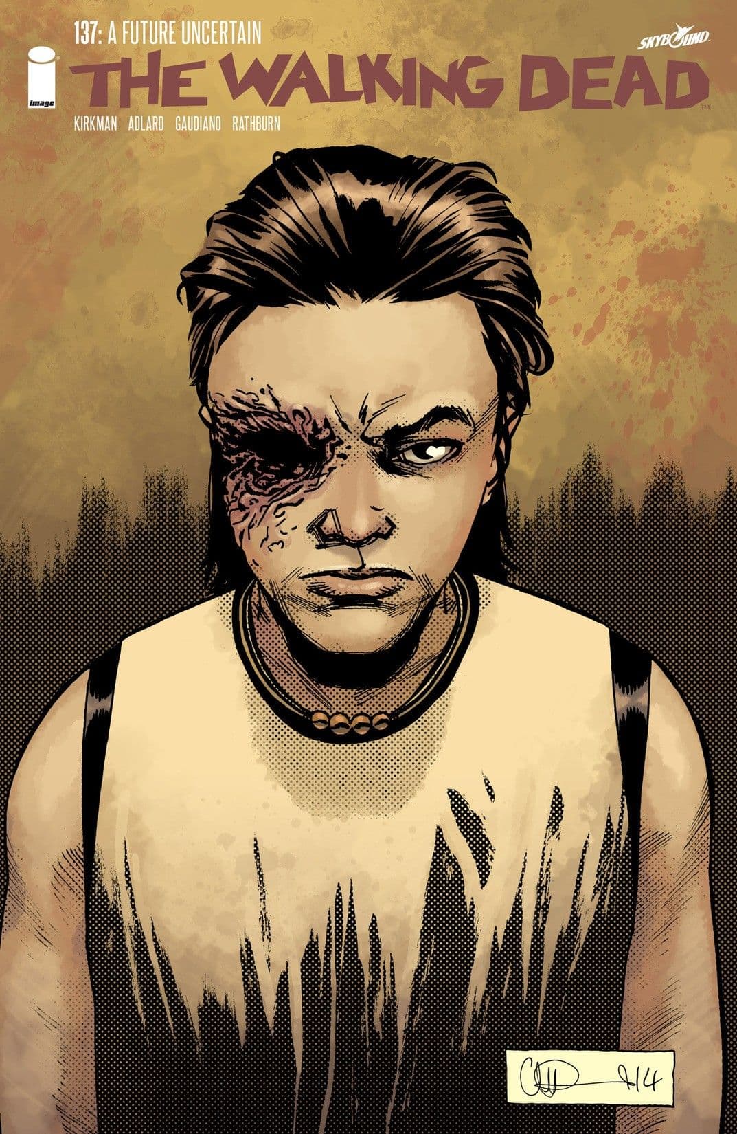 The Walking Dead #137 cover