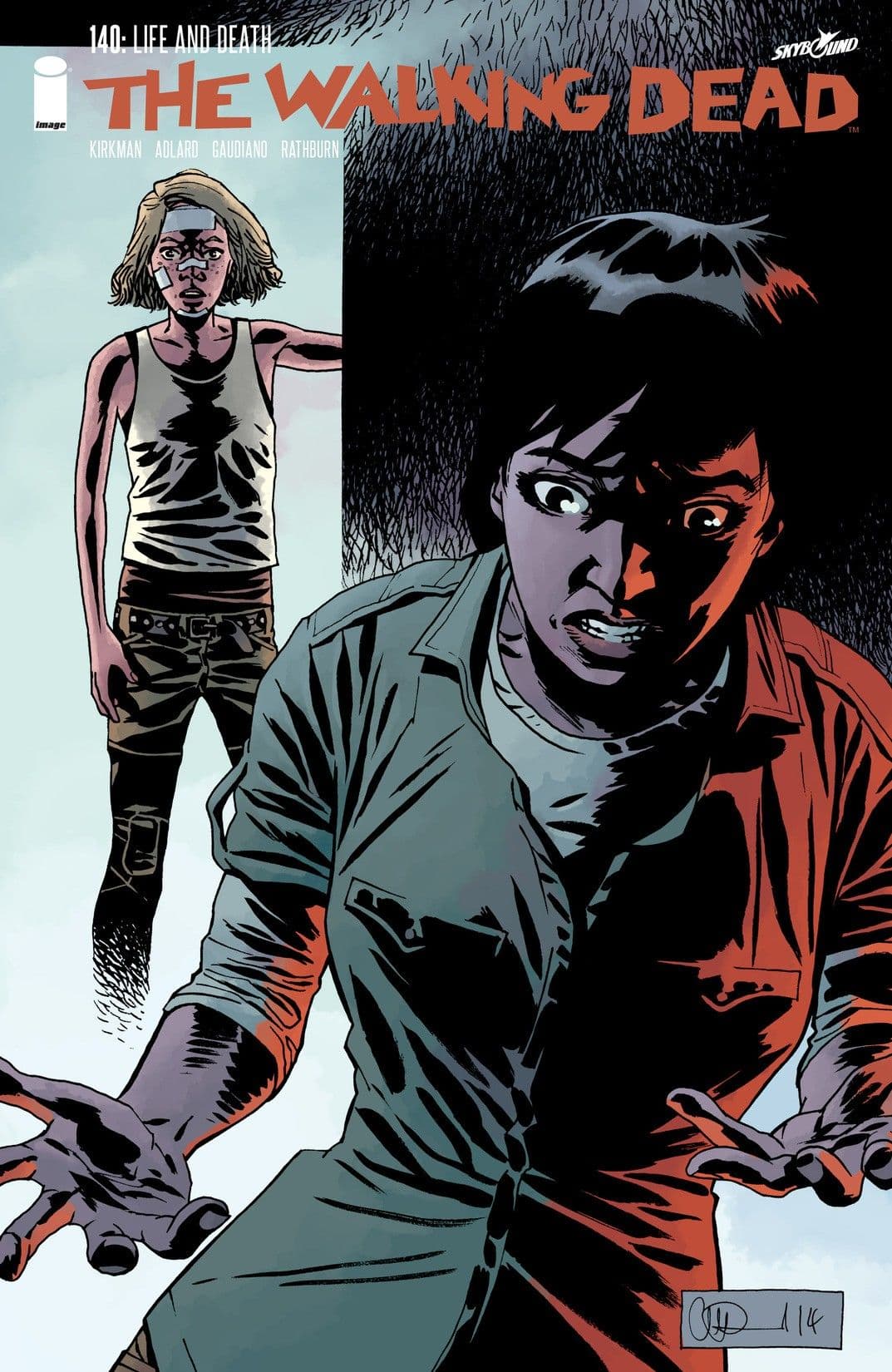 The Walking Dead #140 cover