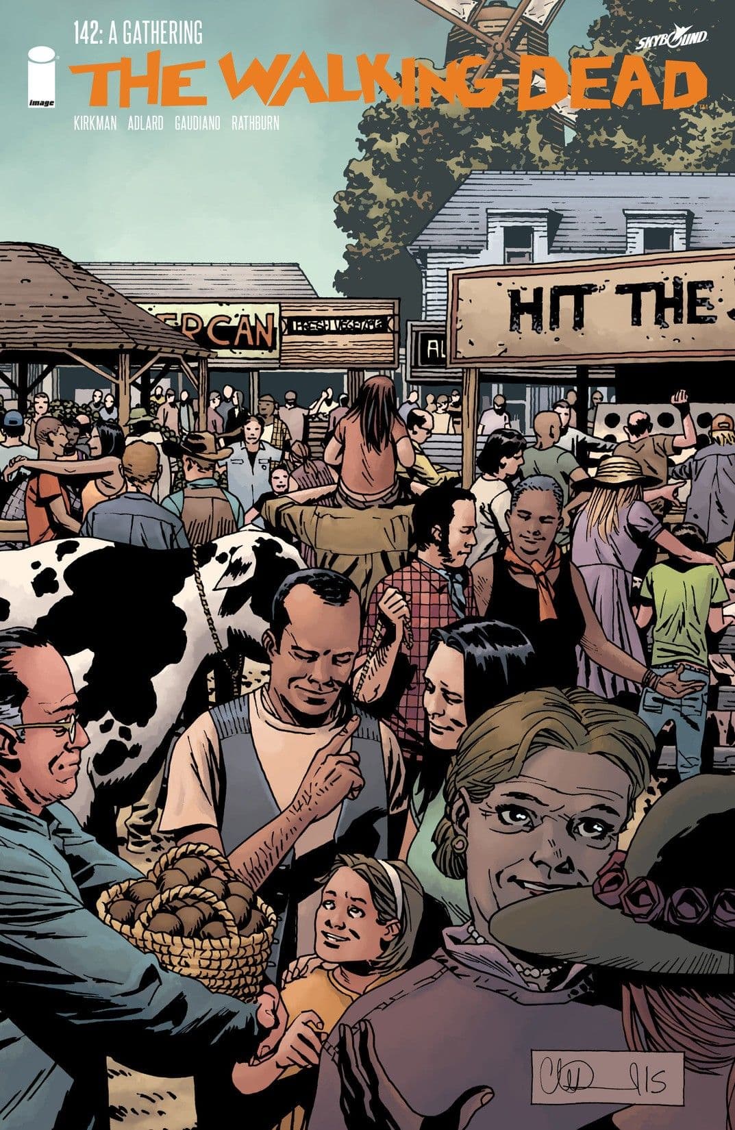 The Walking Dead #142 cover