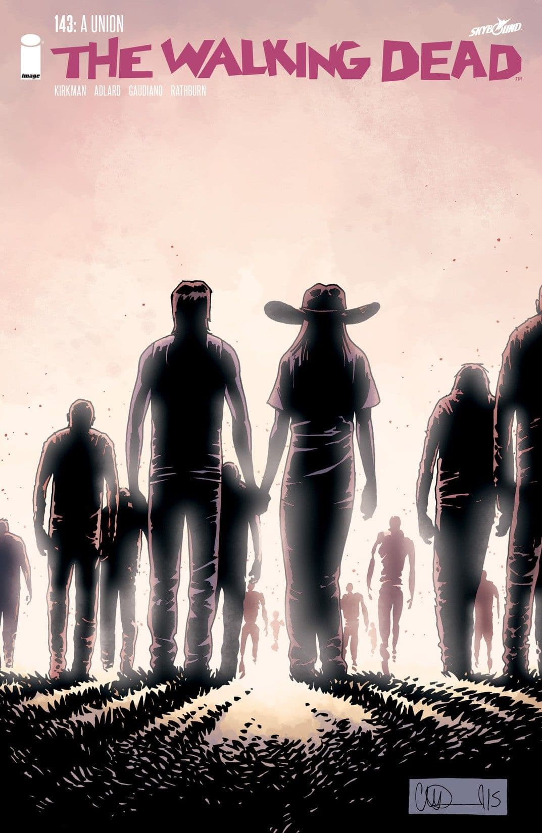 The Walking Dead #143 cover