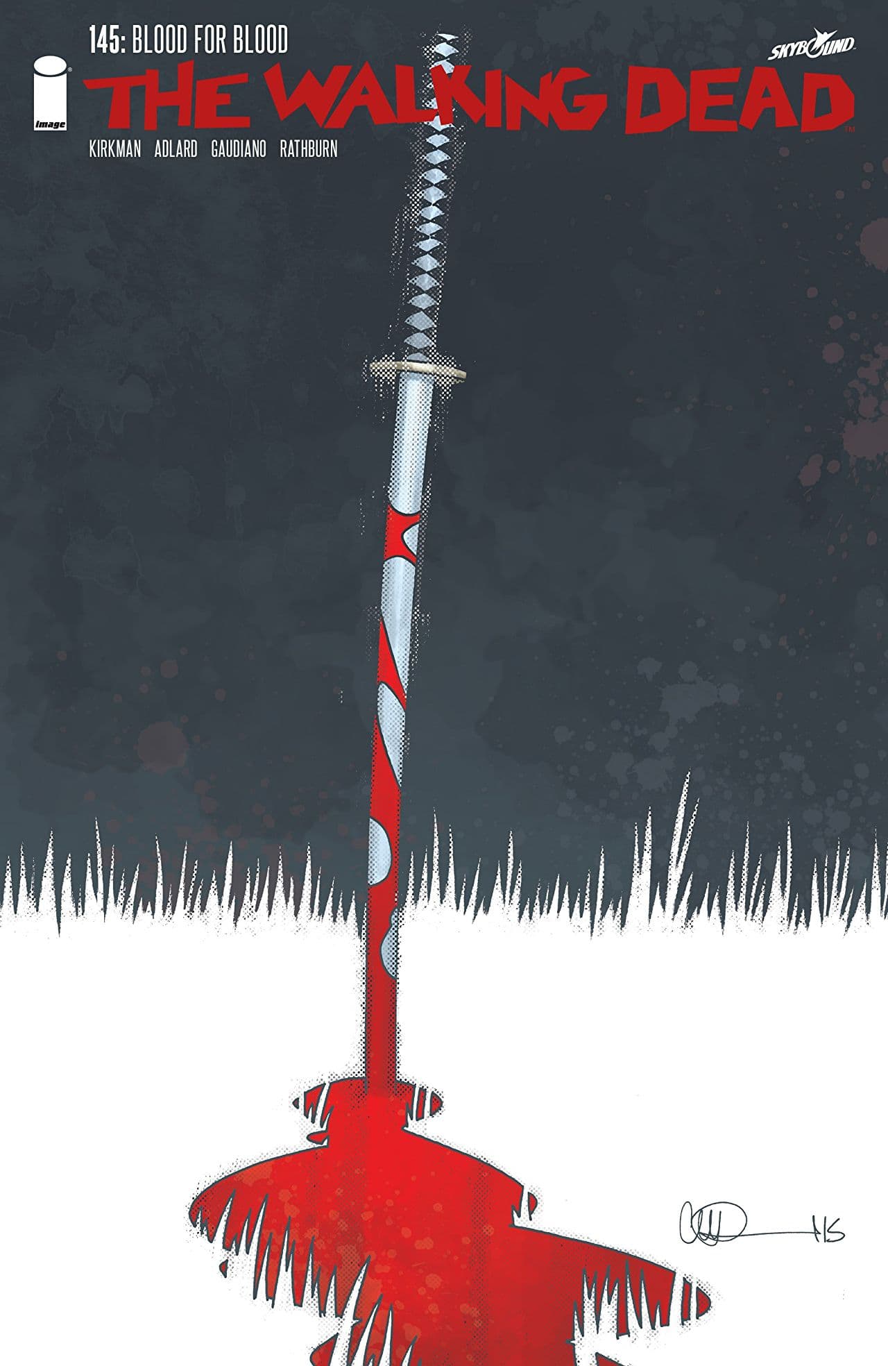 The Walking Dead #145 cover