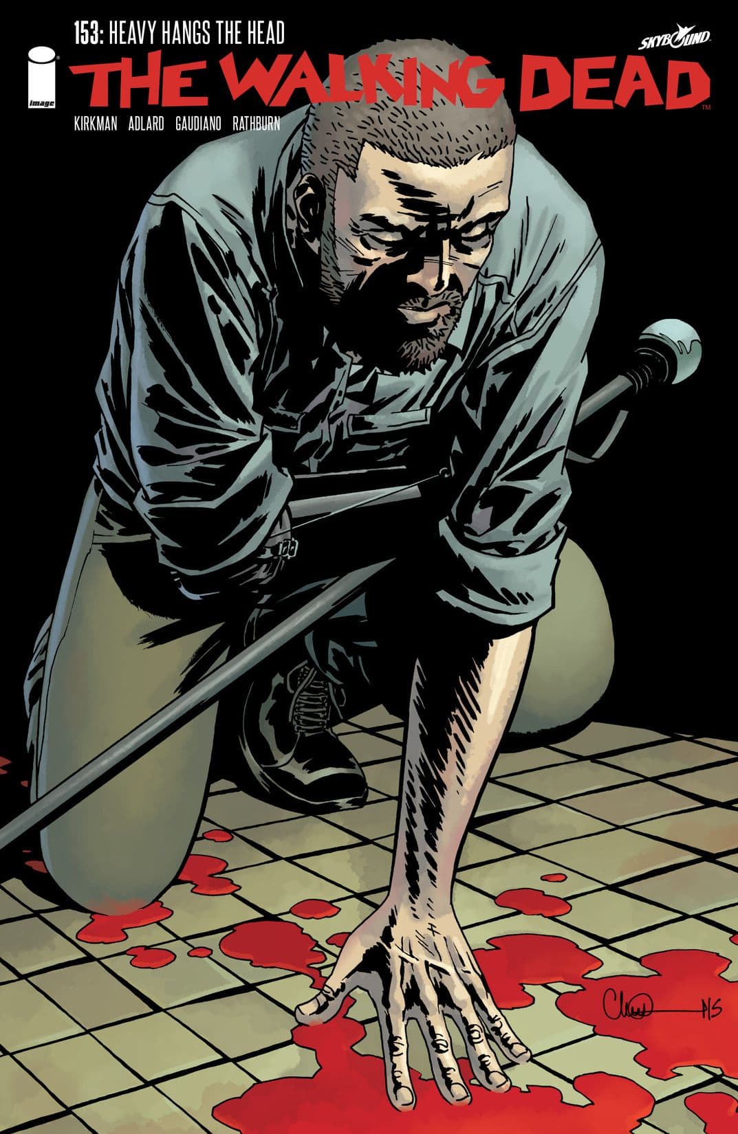 The Walking Dead #153 cover