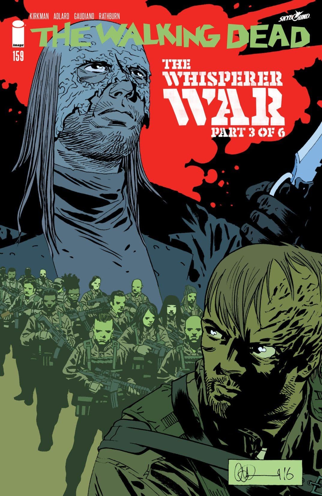 The Walking Dead #159 cover