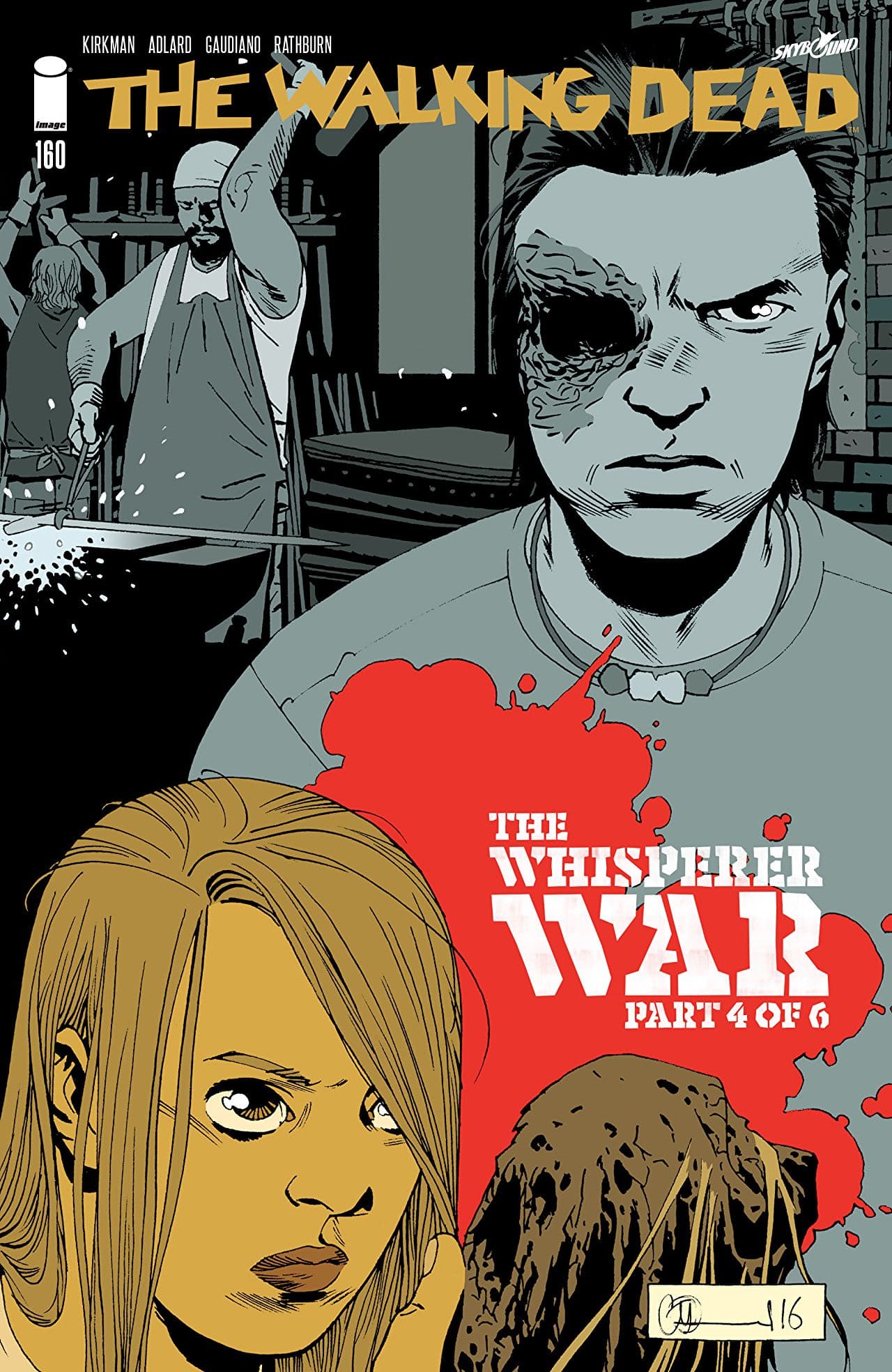 The Walking Dead #160 cover