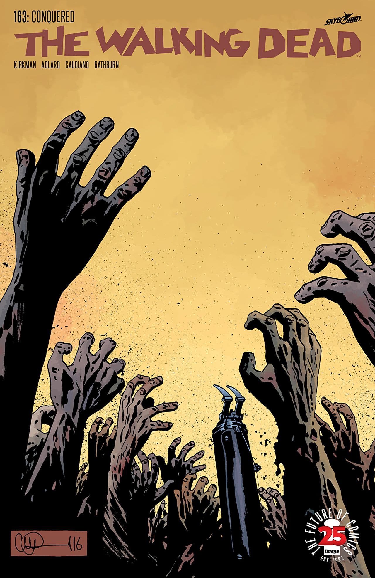 The Walking Dead #163 cover