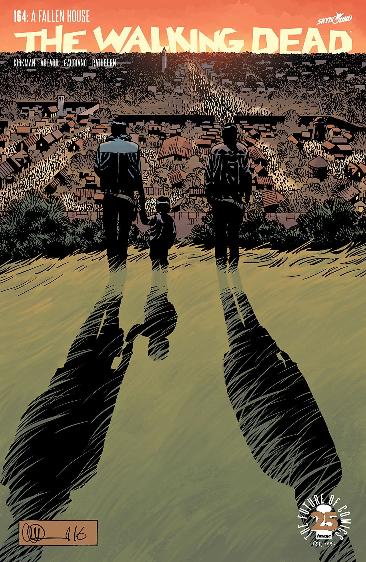 The Walking Dead #164 cover