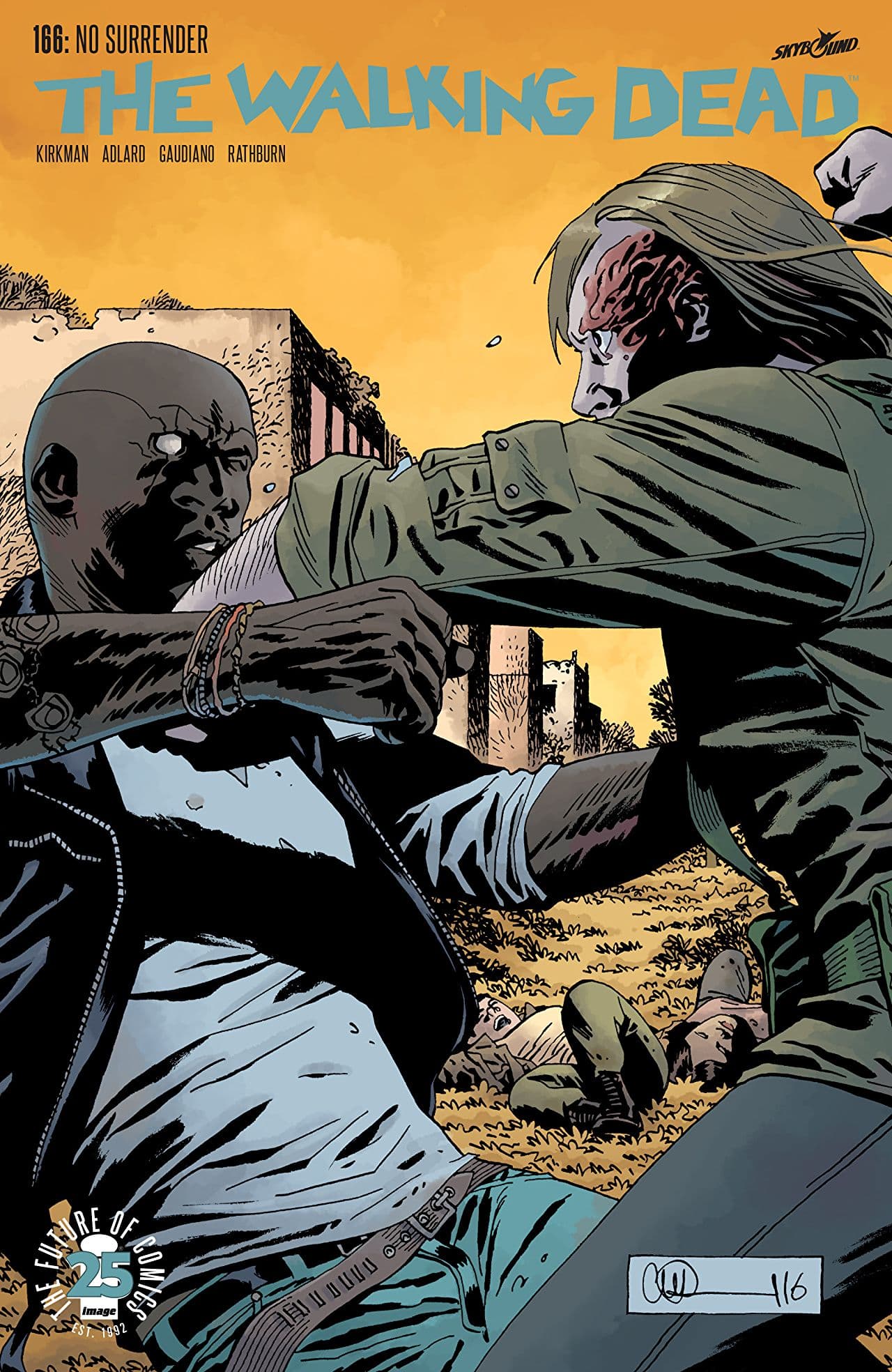 The Walking Dead #166 cover