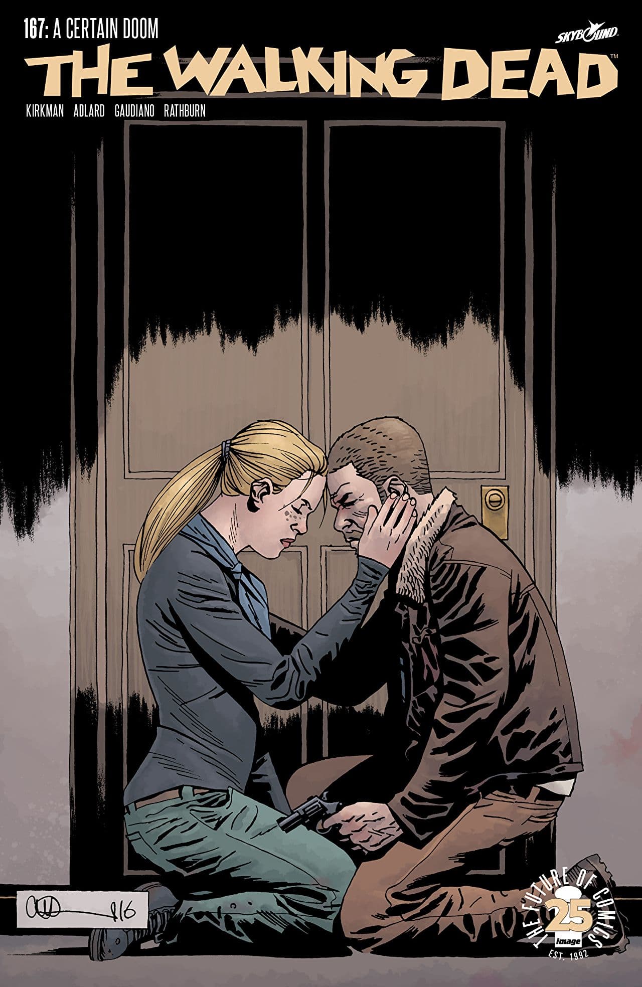 The Walking Dead #167 cover