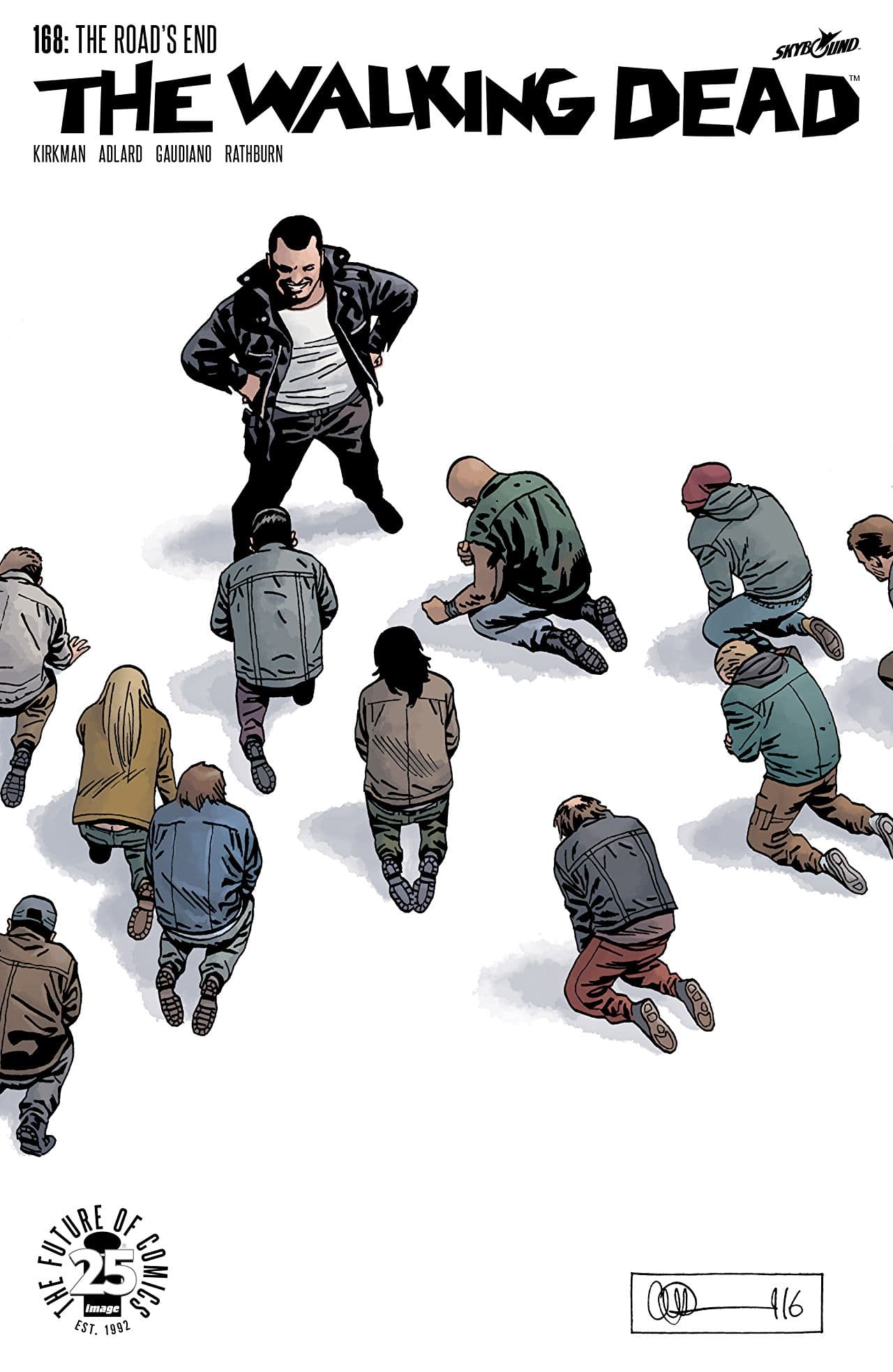 The Walking Dead #168 cover