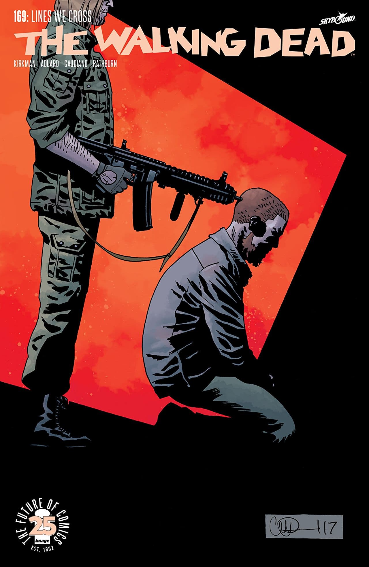 The Walking Dead #169 cover